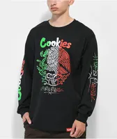 Cookies La Raza Black Long Sleeve T-Shirt