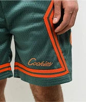 Cookies Legacy Green Mesh Shorts
