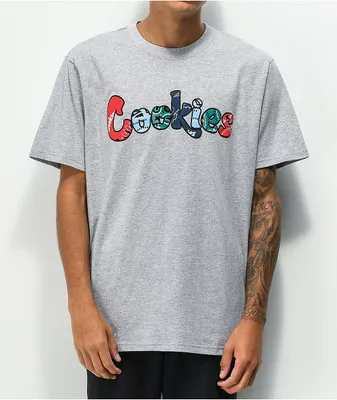 Cookies Level Up Grey Knit T-Shirt
