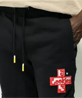 Cookies Mile High Black Cargo Jogger Sweatpants