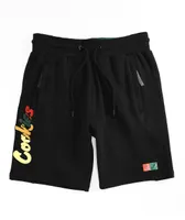 Cookies Montego Bay Black Sweat Shorts