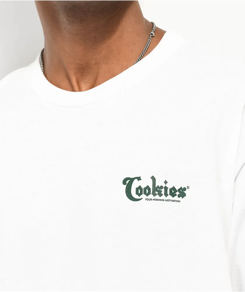 Cookies Morning Motivation White T-Shirt