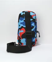 Cookies Noir Blue Camo Smell Proof Crossbody Bag