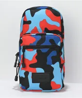 Cookies Noir Blue Camo Smell Proof Crossbody Bag