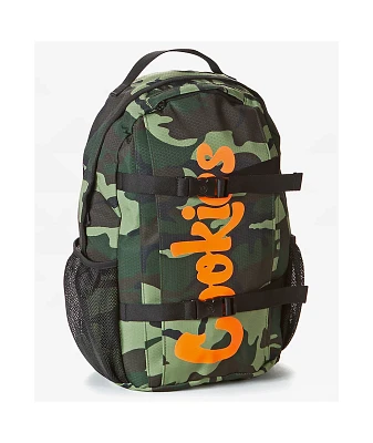 Cookies Non-Standard Green Camo Ripstop Smellproof Backpack
