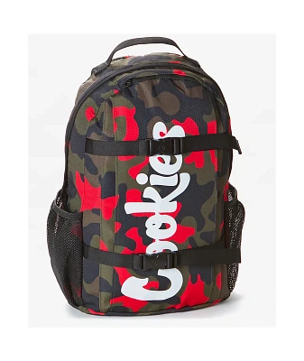 Cookies Non-Standard Red Camo Ripstop Smellproof Backpack
