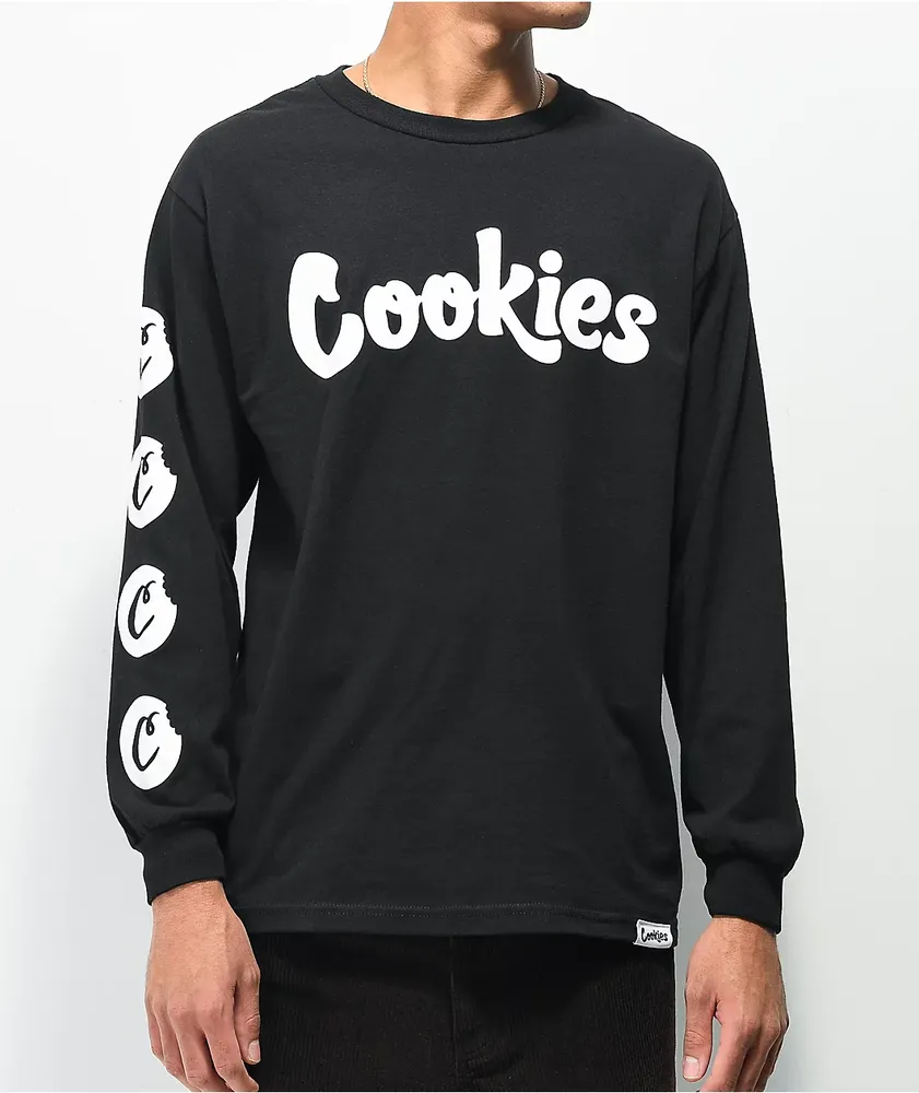 Black Crinkle Wash Longsleeve Tee - Millersville University Store