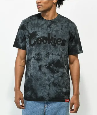 Cookies OG Mint Tie Dye Black T-Shirt