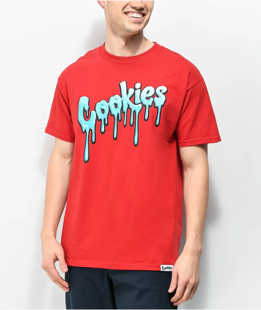 Cookies On Drip Red T-Shirt