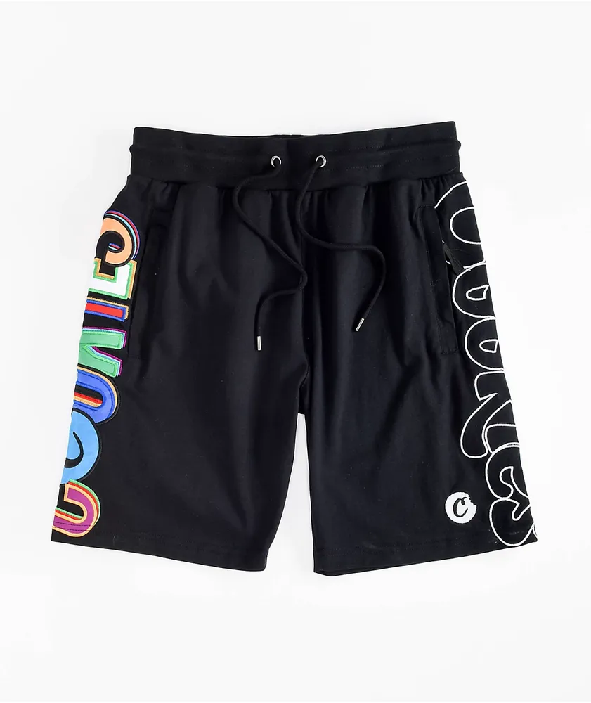 Cookies On The Block Black Sweat Shorts