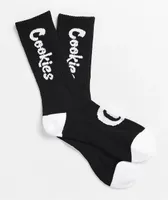 Cookies Original Mint Black Crew Socks