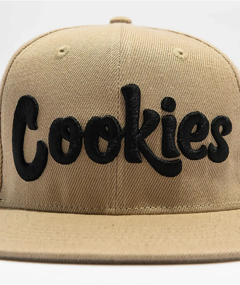 Cookies Original Mint Khaki Snapback Hat