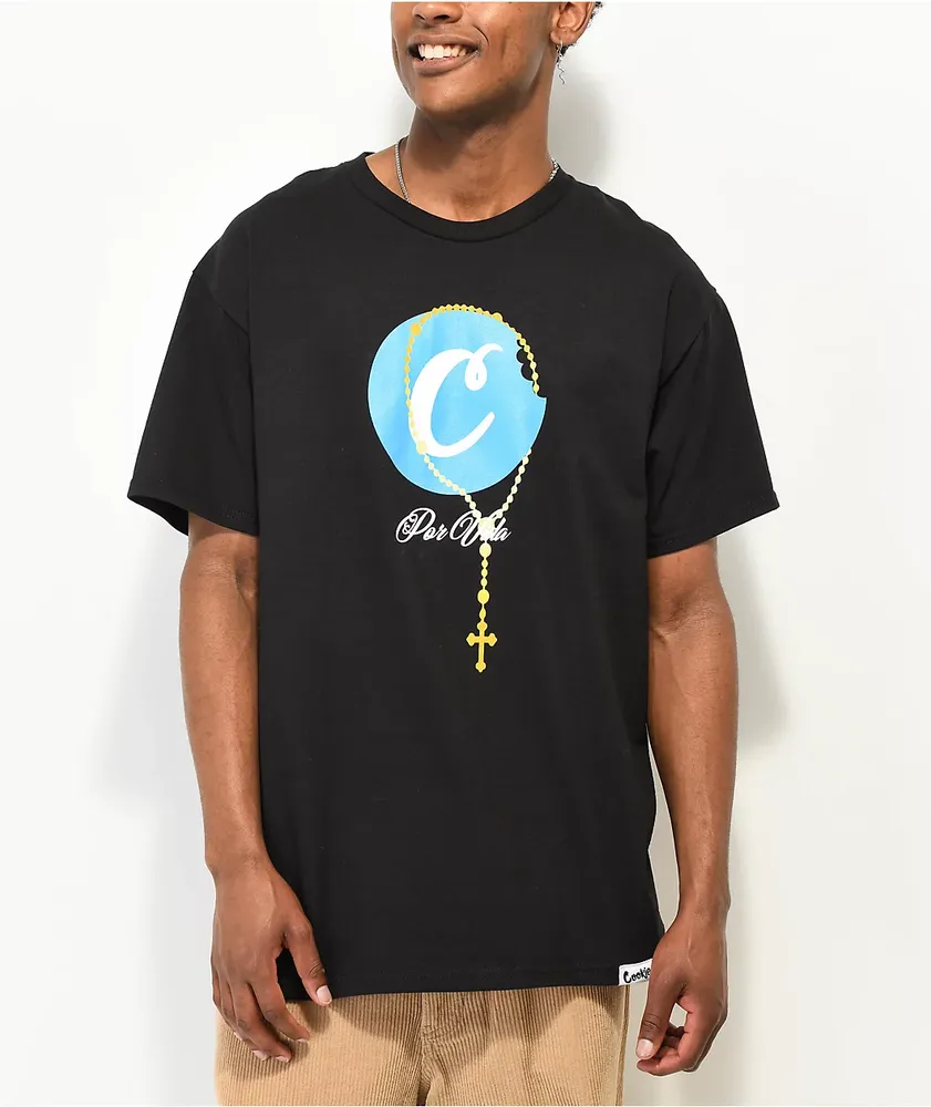 Cookies Por Vida Black T-Shirt