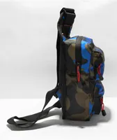 Cookies Rackpack Smell Proof Blue Camo Crossbody Bag