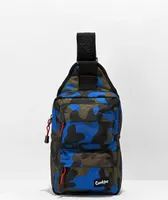 Cookies Rackpack Smell Proof Blue Camo Crossbody Bag