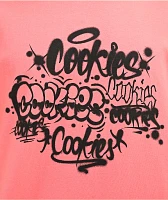 Cookies Scribble Jam Coral T-Shirt