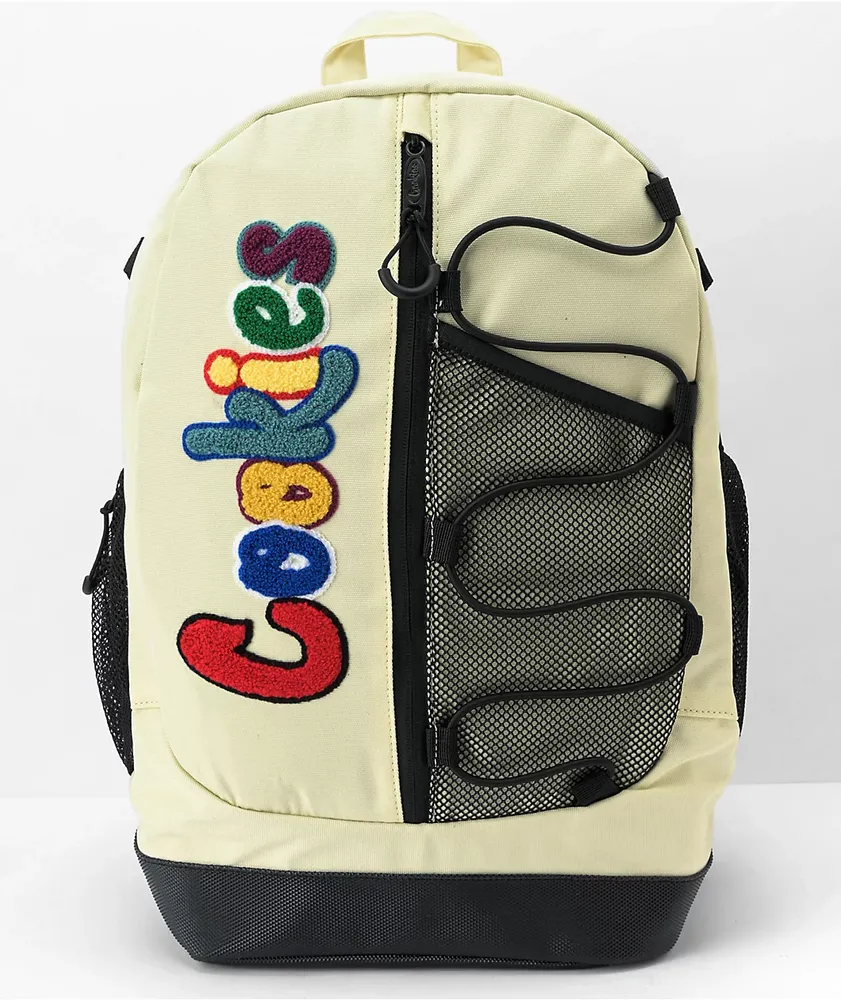 Cookies Smell Proof Bungee Cream Backpack