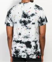 Cookies Storm Drip Black & White Tie Dye T-Shirt