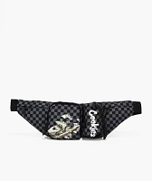 Cookies Throwin Bands Parker Black & Grey Checkerboard Fanny Pack