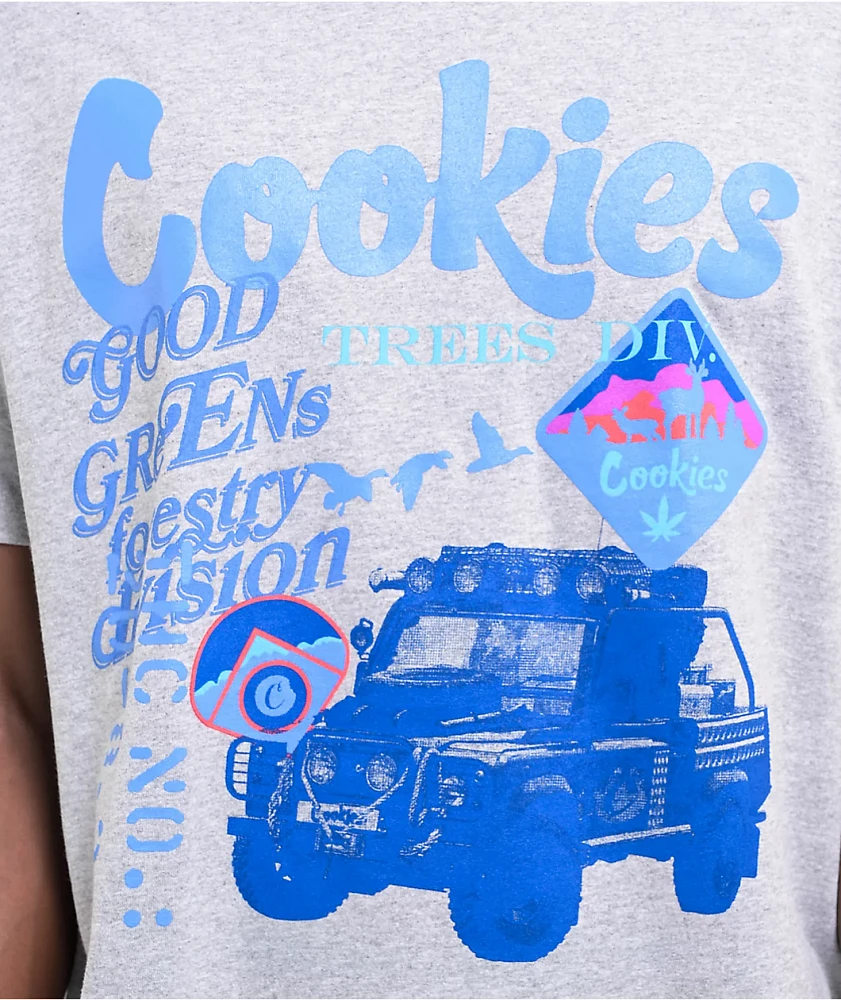 Cookies Tree Division Heather Grey T-Shirt