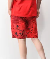 Cookies Trinidad Red Sweat Shorts