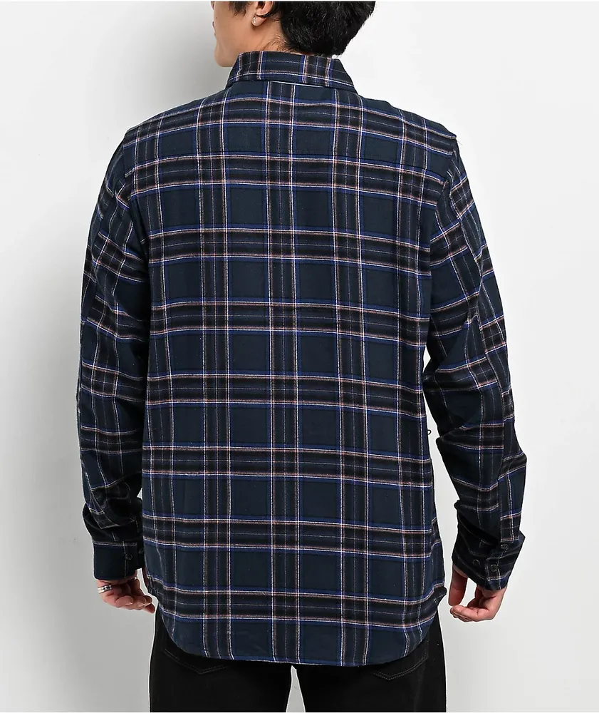 Cookies Triumph Navy Blue Flannel Shirt