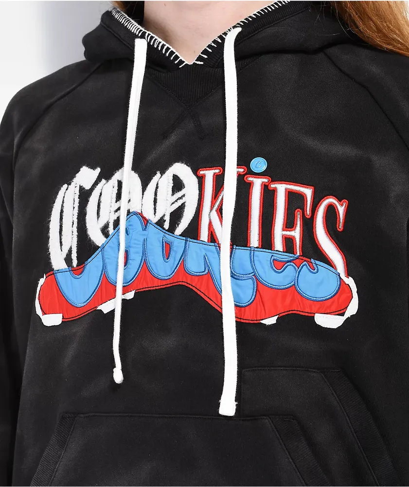 Cookies Upper Echelon Black Wash Hoodie