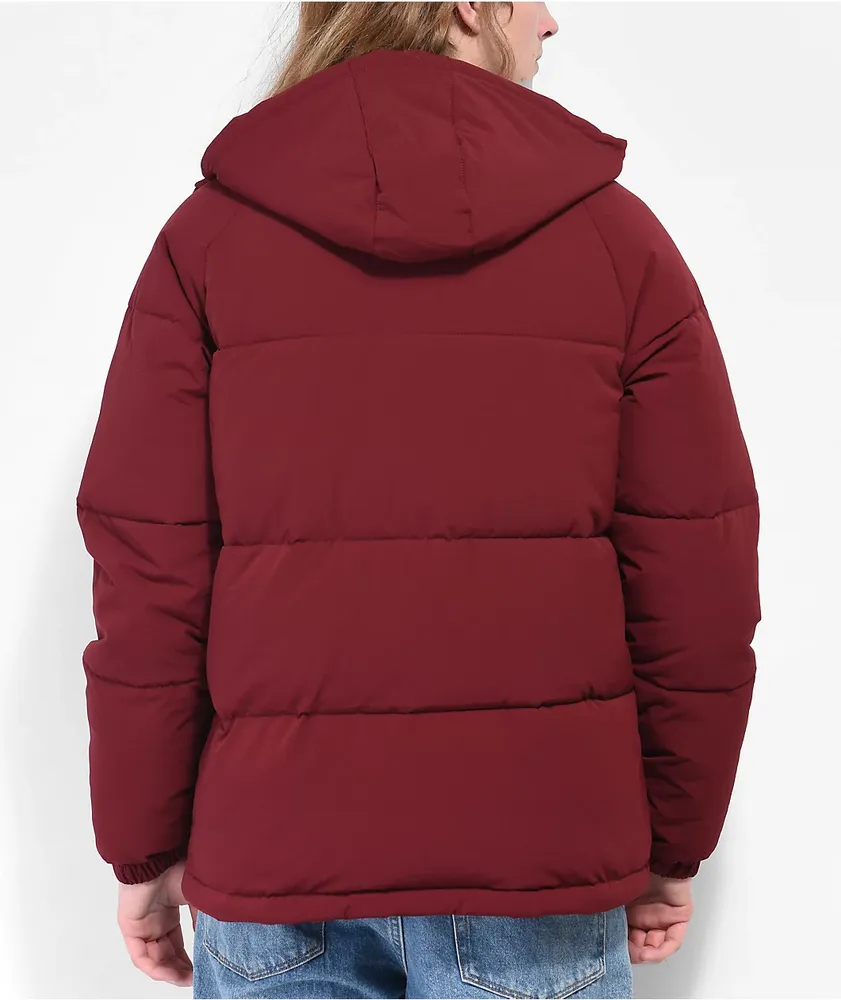 Cookies Upper Echelon Burgundy Puffer Jacket