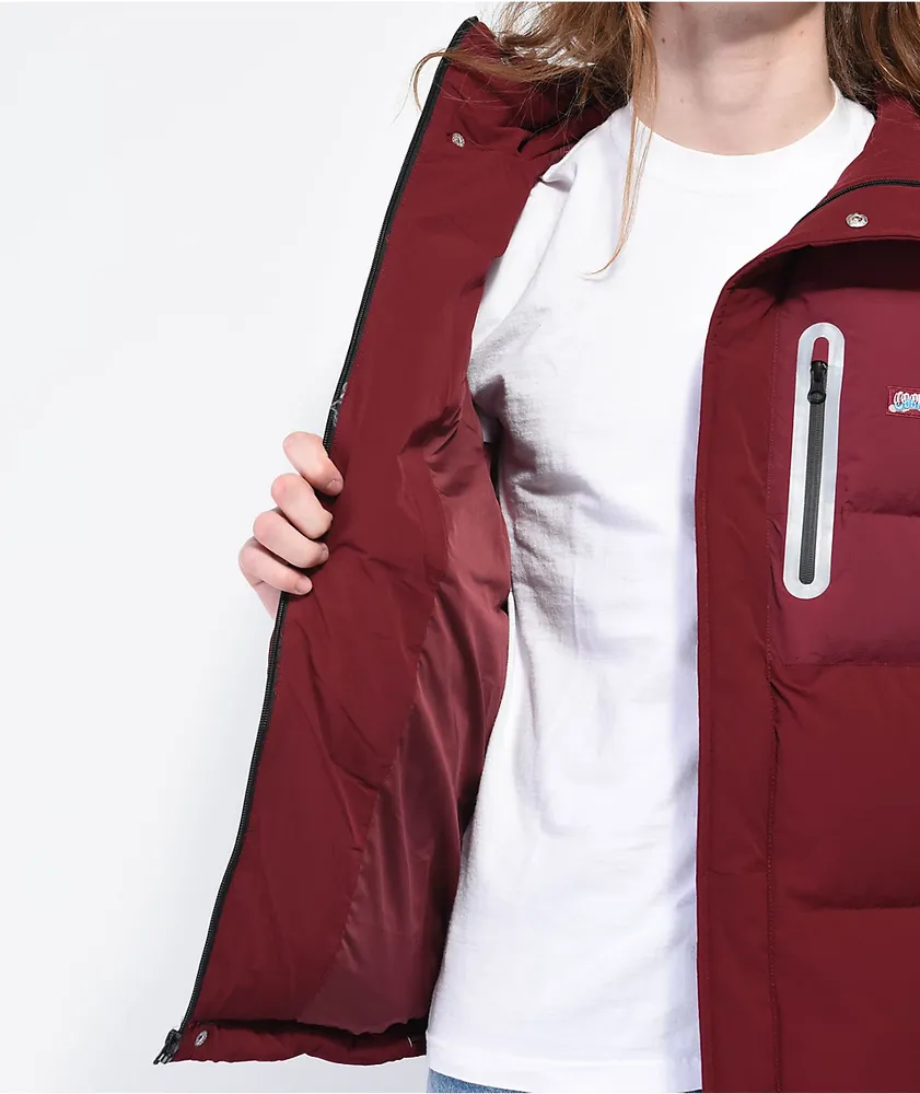 Cookies Upper Echelon Burgundy Puffer Jacket