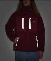 Cookies Upper Echelon Burgundy Puffer Jacket