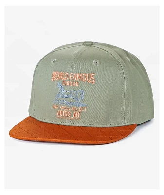 Cookies Workwear Olive Snapback Hat