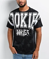 Cookies World Tour Black Enzyme Wash T-Shirt