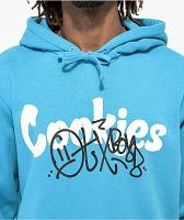 Cookies x OTX BOYZ Graffiti Blue Hoodie