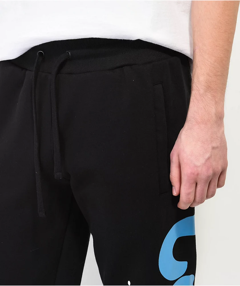 Cookies x OTX BOYZ Graffiti Paint Black Sweatpants