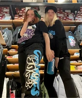 Cookies x OTX BOYZ Graffiti Paint Black Sweatpants