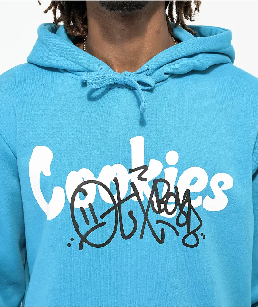 Cookies x OTXBOYZ Graffiti Blue Hoodie