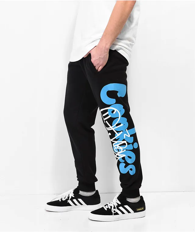 Cookies Multi Print Black Sweatpants