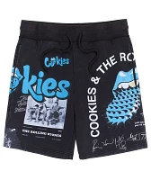 Cookies x The Rolling Stones Arch Black Sweat Shorts