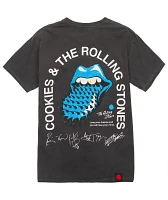 Cookies x The Rolling Stones Arch Black Wash T-Shirt