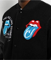 Cookies x The Rolling Stones Letterman Black Varsity Jacket