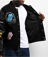 Cookies x The Rolling Stones Letterman Black Varsity Jacket