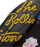 Cookies x The Rolling Stones Letterman Black Varsity Jacket