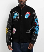 Cookies x The Rolling Stones Letterman Black Varsity Jacket