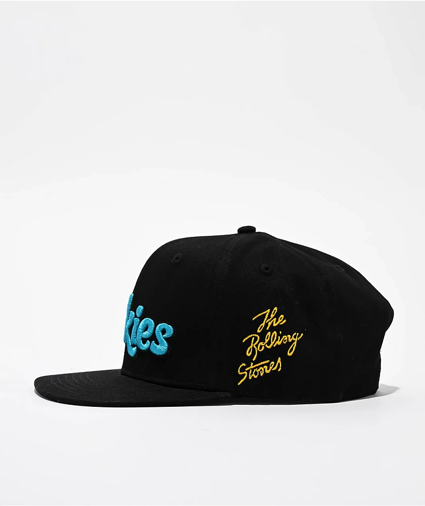 Cookies x The Rolling Stones OG Mint Tongue Black Snapback Hat