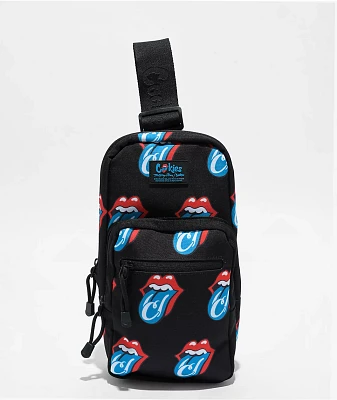 Cookies x The Rolling Stones OG Tongue Black Smell Proof Crossbody Bag