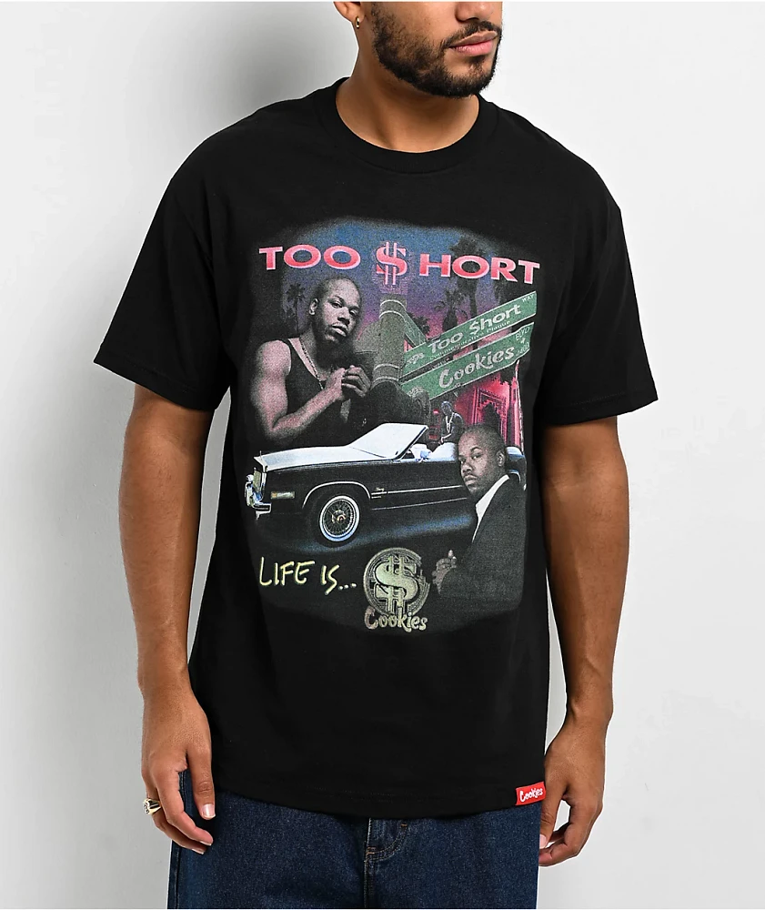 Cookies x Too Short Rap Collage Black T-Shirt