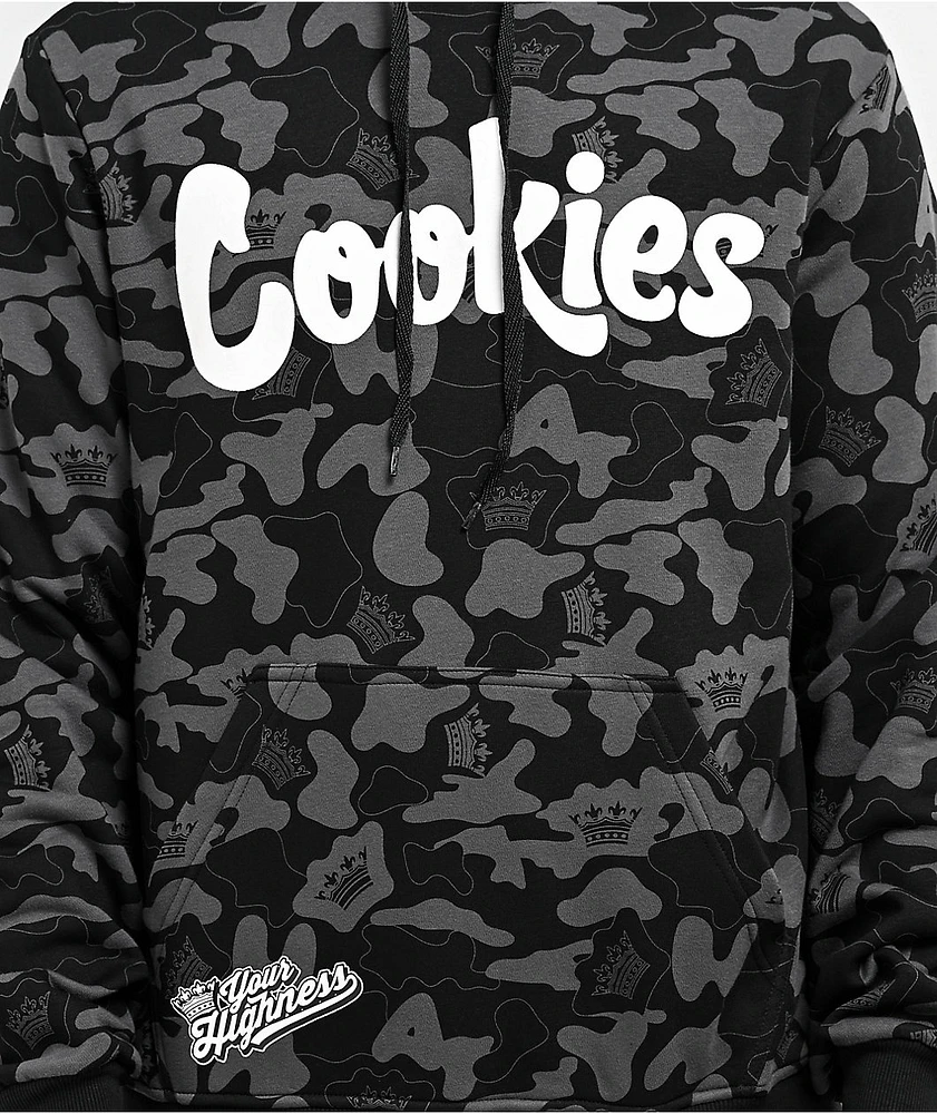 Cookies x Your Highness Shadow Black Camo Hoodie