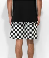 Cookman Black & White Checkerboard Shorts