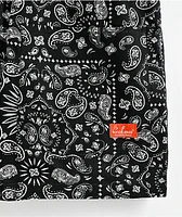 Cookman Black Paisley Shorts