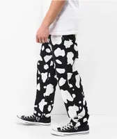 Cookman Cow Print Black & White Chef Pants